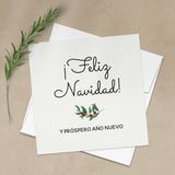 Feliz Navidad Card with Christmas Berries - XOXOKristen