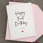 First Birthday as my Nan Greeting Card - XOXOKristen