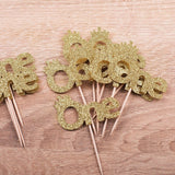 First Birthday One with Crown Cupcake Topper - XOXOKristen