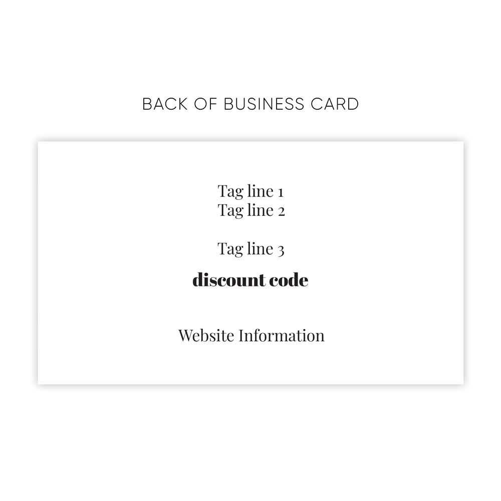 Floral Thank you Business Card - XOXOKristen