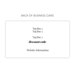 Floral Thank you Business Card - XOXOKristen