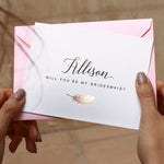 Foiled Feather Card - XOXOKristen