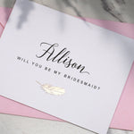 Foiled Feather Card - XOXOKristen