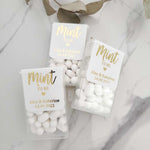 Foiled Wedding Mint to be Favor Stickers - XOXOKristen
