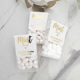 Foiled Wedding Mint to be Favor Stickers - XOXOKristen