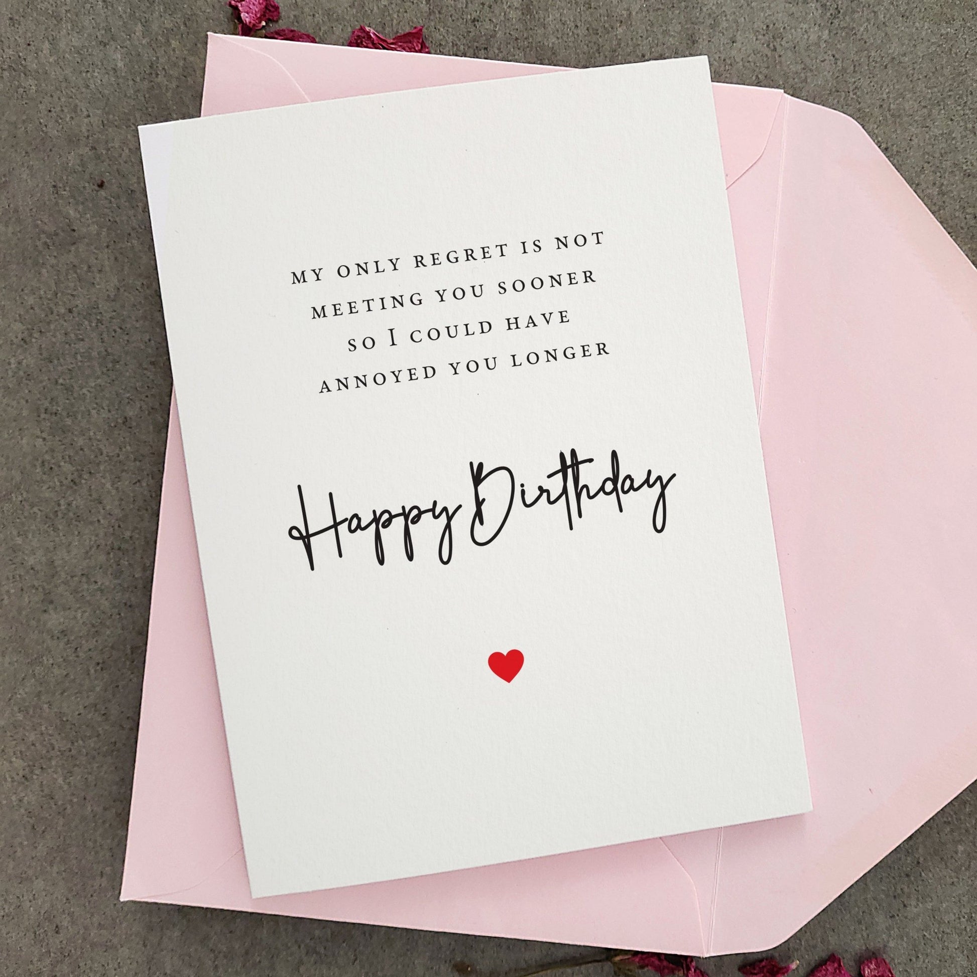 Funny Annoy You Birthday Card - XOXOKristen