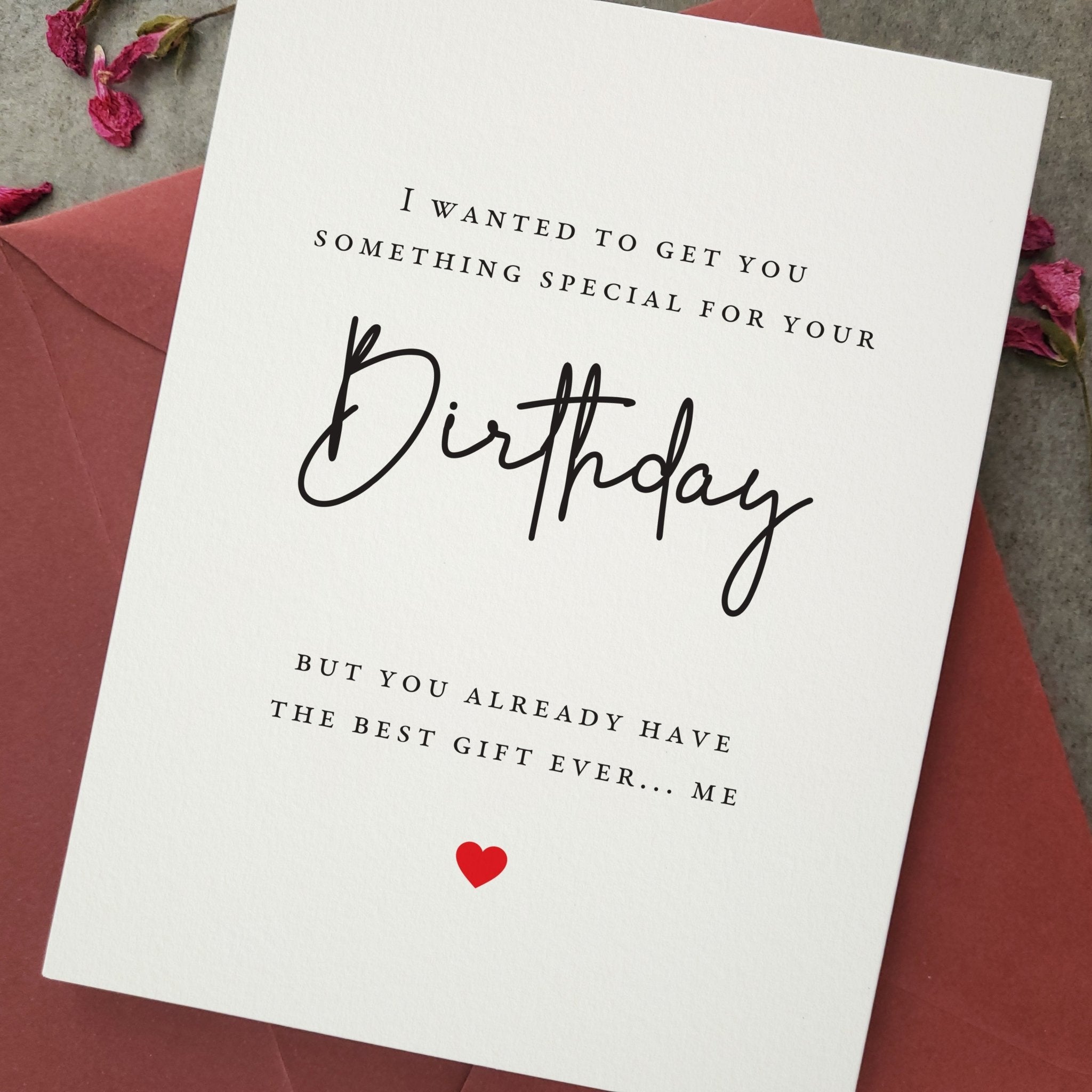 Funny Birthday Card for Boyfriend - XOXOKristen