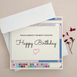Funny Happy Birthday Card - XOXOKristen