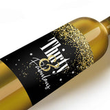 Funny Thirty Birthday Wine Labels - XOXOKristen