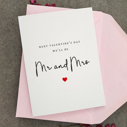 Future Mr and Mrs Valentines Day Card - XOXOKristen