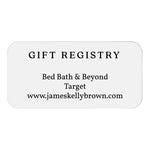 Gift Registry Wedding Sticker - XOXOKristen