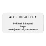 Gift Registry Wedding Sticker - XOXOKristen