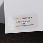 Gift Registry Wedding Sticker - XOXOKristen