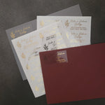 Gold Floral Return Address Label Stickers - XOXOKristen