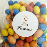 Gold Foiled Her Favorites and His Favorites Labels - XOXOKristen