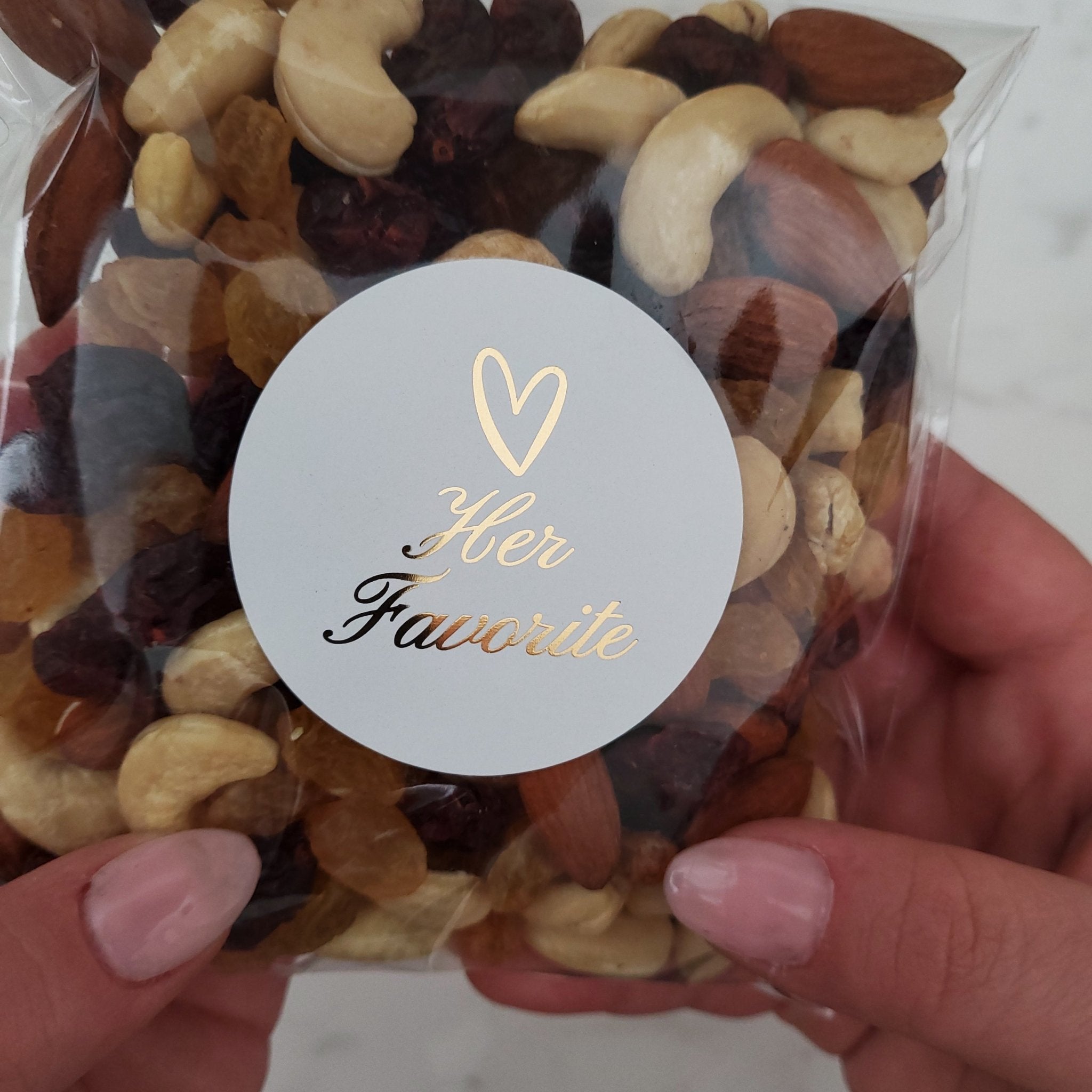 Gold Foiled Her Favorites and His Favorites Labels - XOXOKristen