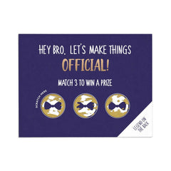 Gold Lottery Card Scratch - off Proposal Card - XOXOKristen