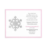 Gold Snowflake Winter Onederland First Birthday Invitation - XOXOKristen
