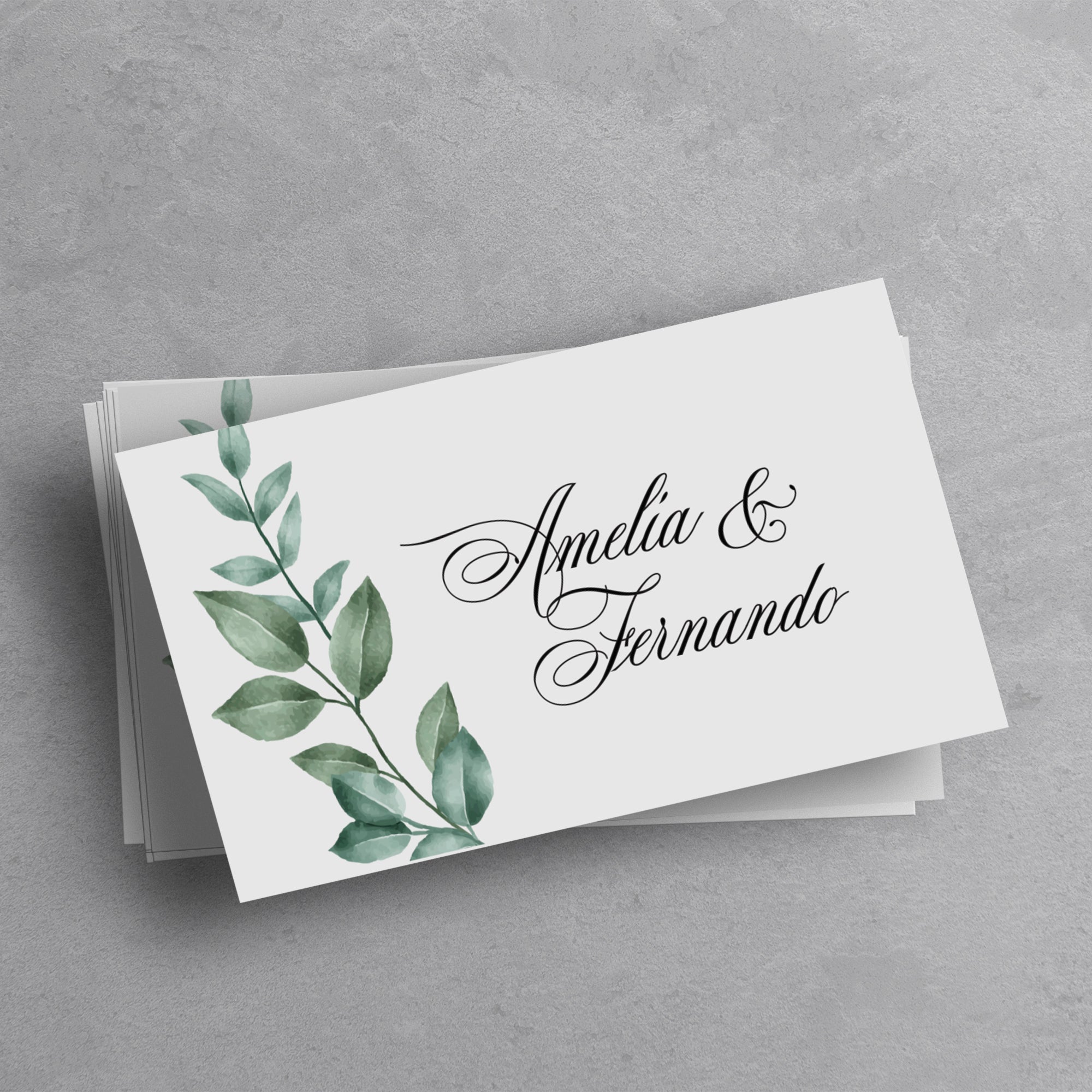Greenery Wedding QR Website Card - XOXOKristen