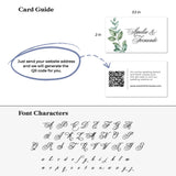 Greenery Wedding QR Website Card - XOXOKristen