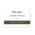 Greenery Wedding Table Card - XOXOKristen