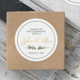 Greenery Wedding Thank you Sticker - XOXOKristen