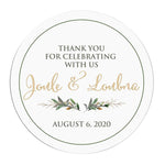 Greenery Wedding Thank you Sticker - XOXOKristen