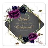 Grey Fantasy Will you be our Flower Girl Puzzle - XOXOKristen