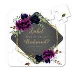 Grey Fantasy Will you be our Flower Girl Puzzle - XOXOKristen