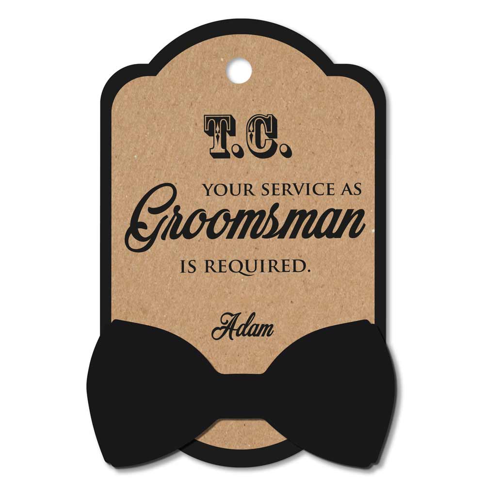 Groomsman Favor Tags - XOXOKristen