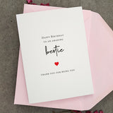 Happy Birthday Card to an Amazing Bestie - XOXOKristen