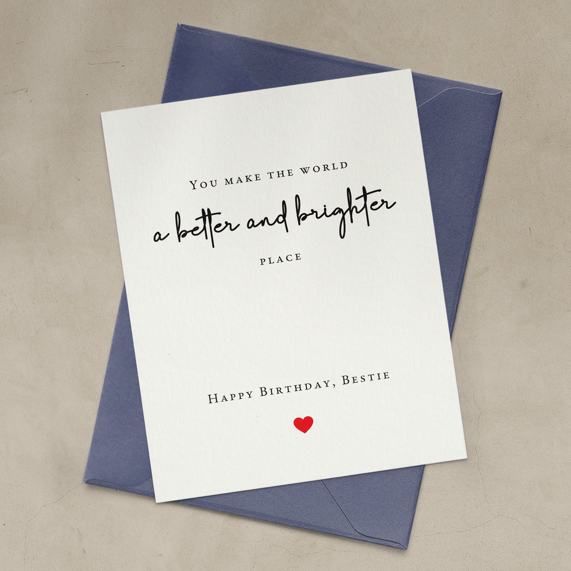 Happy Birthday to my Bestie Card - XOXOKristen