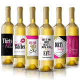 Happy Thirty Birthday Wine Labels - XOXOKristen