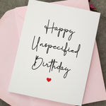 Happy Unspecified Birthday Card - XOXOKristen