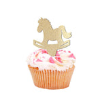 Horse Toy Baby Shower Cupcake Topper - XOXOKristen