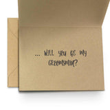 I wanted to send you a text Groomsman Proposal Card - XOXOKristen