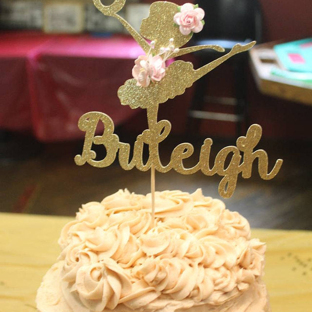 Personalized baby shower Welcome baby cake topper with stars. Gold glittered cake decoration for baby shower, baptism or christening – XOXOKristen