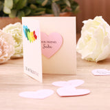 Set of 12 Valentine's day cards for school with colorful hearts -  XOXOKristen