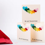 Set of 12 Valentine's day cards for school with colorful hearts -  XOXOKristen