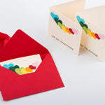 Set of 12 Valentine's day cards for school with colorful hearts -  XOXOKristen