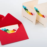 Set of 12 Valentine's day cards for school with colorful hearts -  XOXOKristen