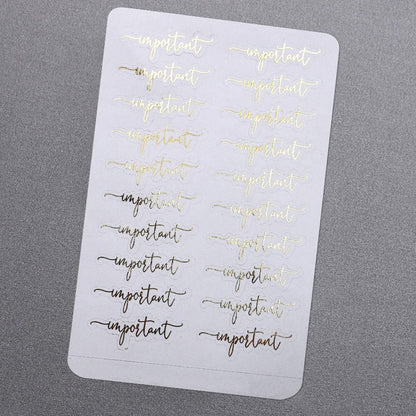 Important Planner Stickers - XOXOKristen