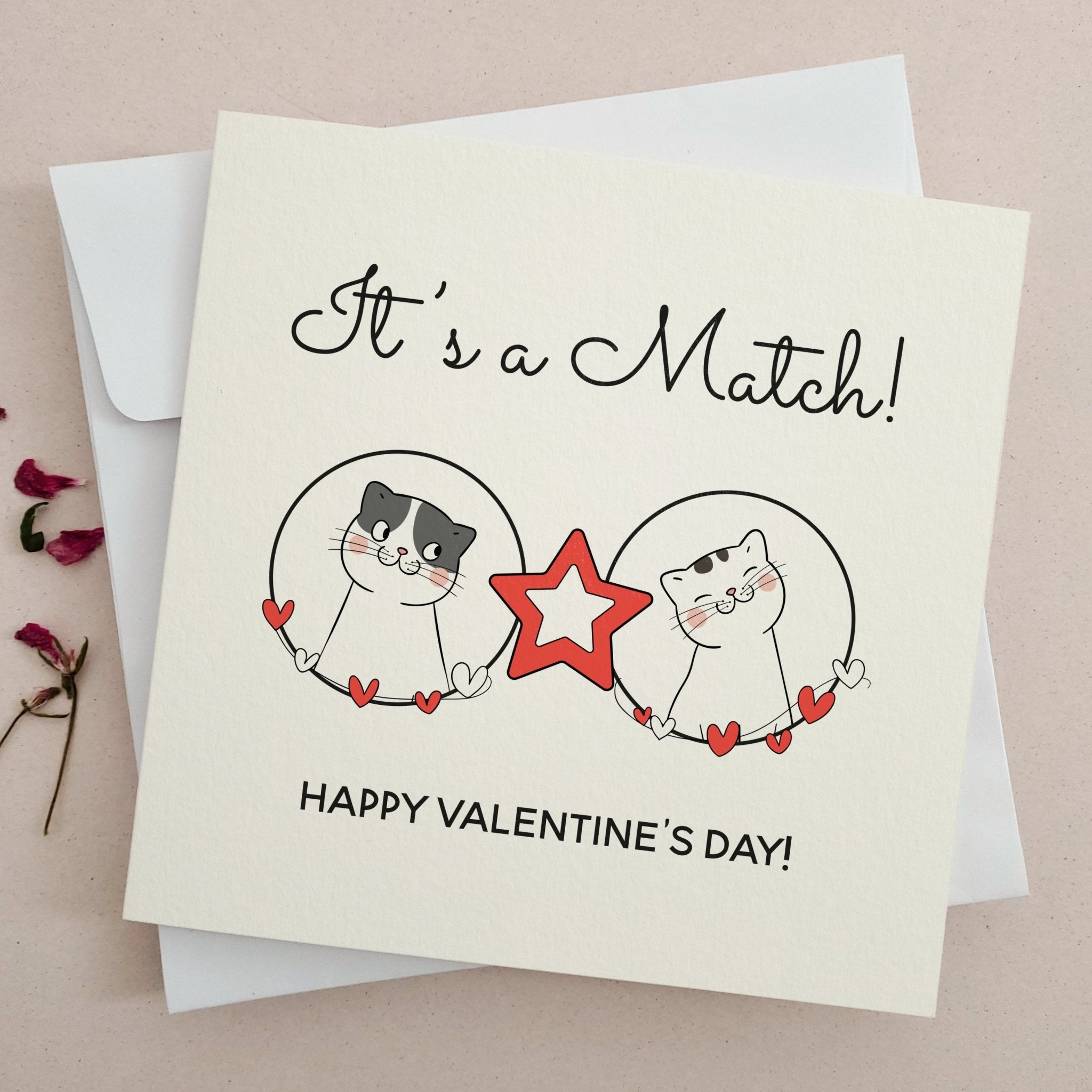 It’s a Match Valentines Card - XOXOKristen
