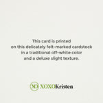 It’s the most Wonderful Time of the Year Personalised Card - XOXOKristen