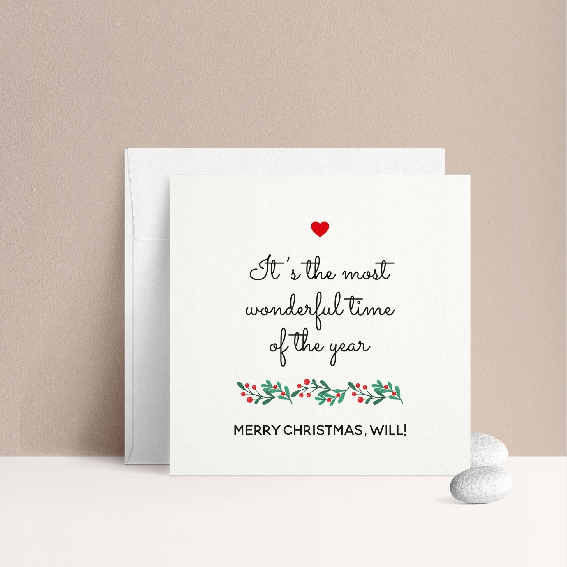 It’s the most Wonderful Time of the Year Personalised Card - XOXOKristen