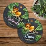 Jungle Safari Baby Shower Tags - XOXOKristen