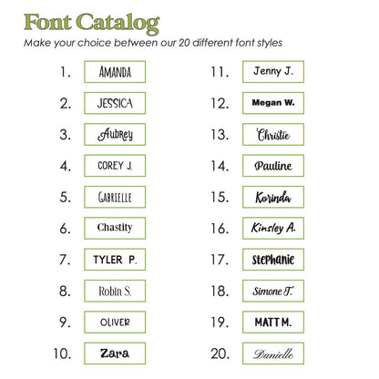 Kids Name Labels Forest and Animals - XOXOKristen