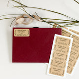 Kraft Return Address Label - XOXOKristen