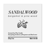 Kraft Square Candle Label - XOXOKristen