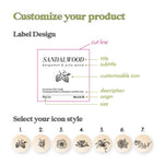 Kraft Square Candle Label - XOXOKristen